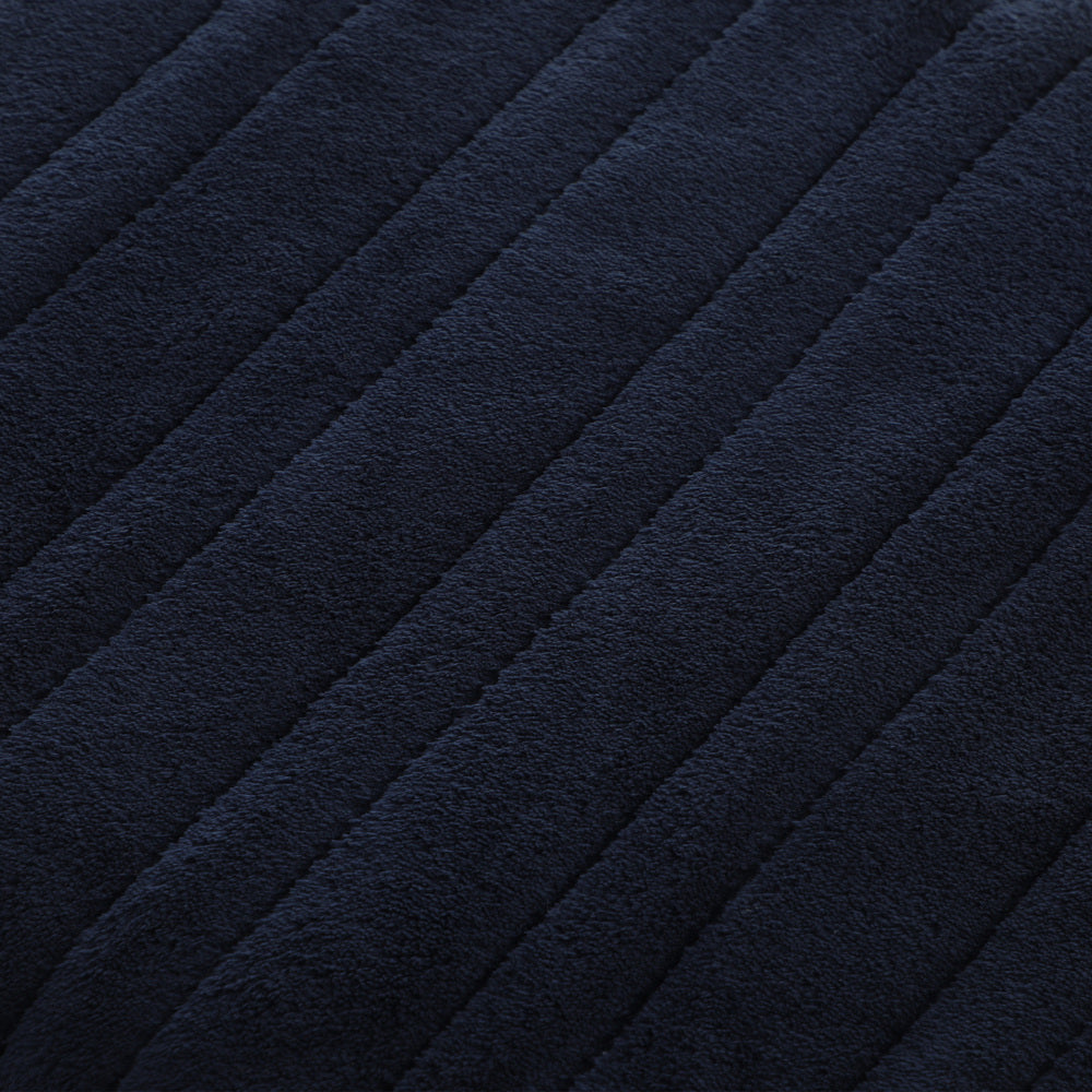 Bedra Washable Electric Heated Throw Rug Flannel Blue-Heated Throw Rugs-PEROZ Accessories
