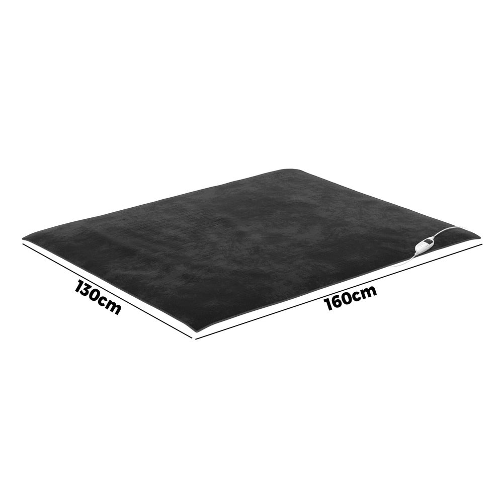 Bedra Electric Blanket Washable Heated Throw Rug Coral Fleece-Heated Throw Rugs-PEROZ Accessories