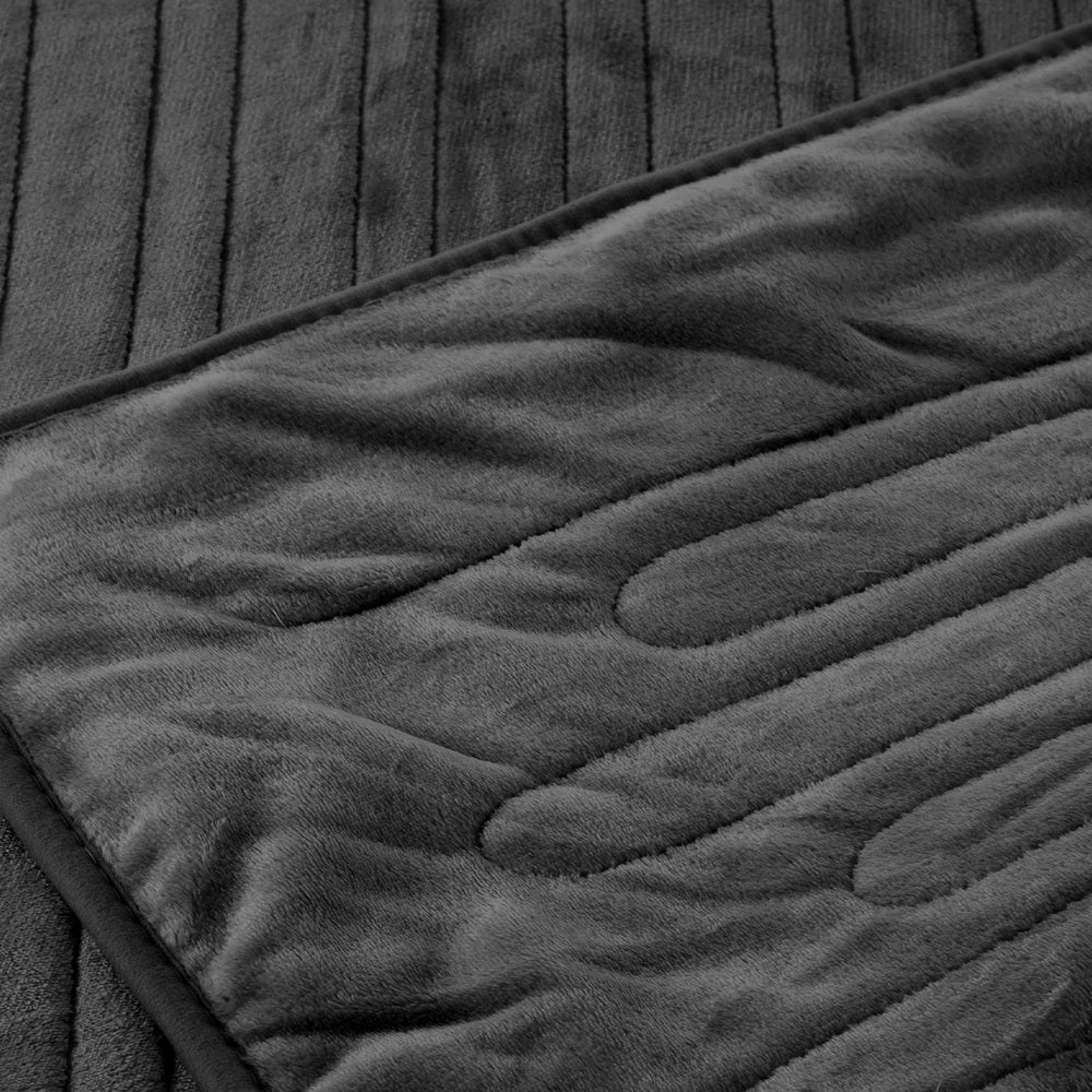 Bedra Electric Blanket Washable Heated Throw Rug Coral Fleece-Heated Throw Rugs-PEROZ Accessories