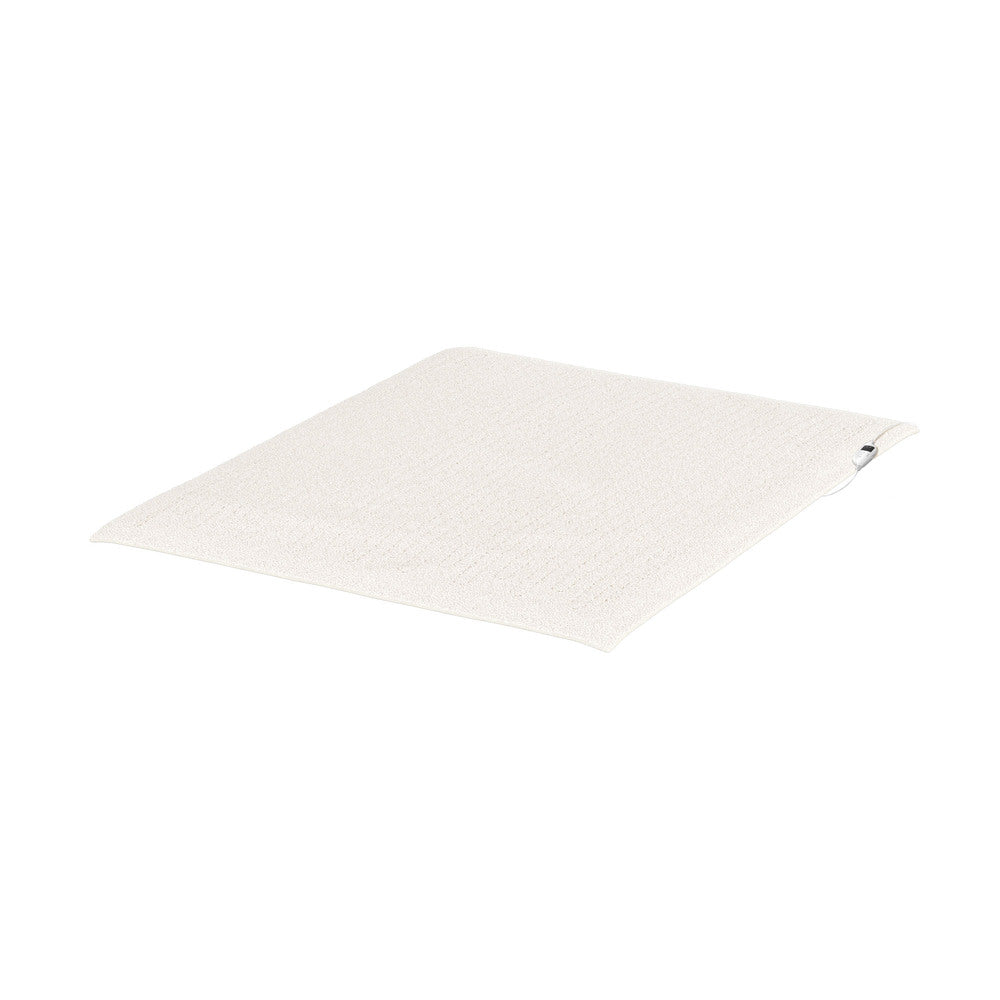 Bedra Electric Heated Throw Rug Washable Flannel Cream-Heated Throw Rugs-PEROZ Accessories