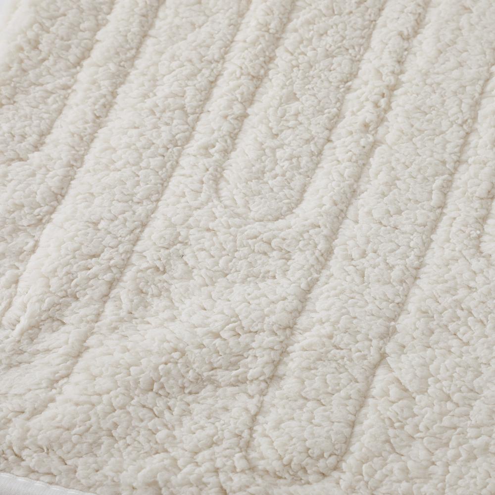 Bedra Heated Throw Rug Blanket Washable Sherpa Flannel-Heated Throw Rugs-PEROZ Accessories