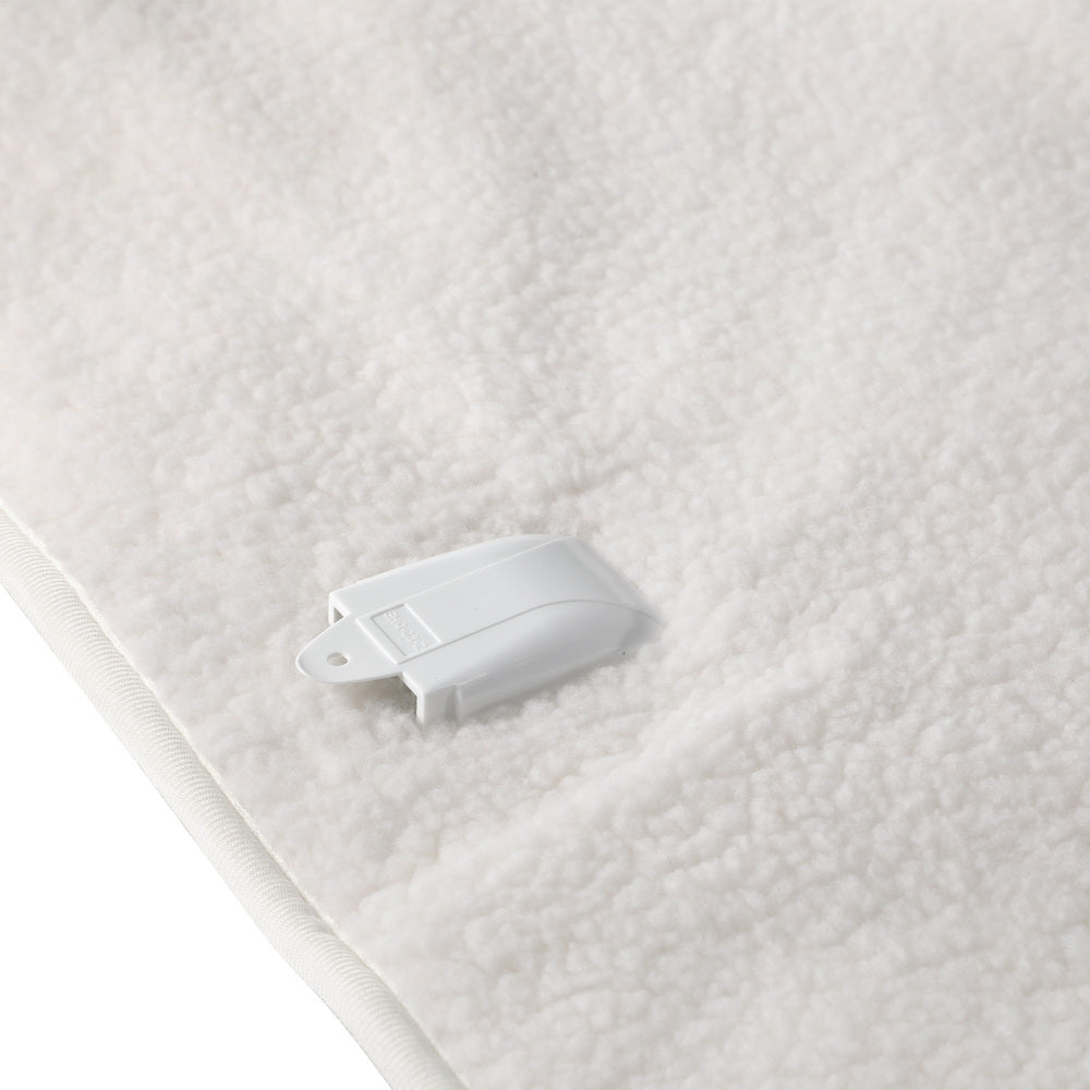 Bedra Electric Blanket Fully Fitted Fleece Heated King Single-Electric Blankets-PEROZ Accessories