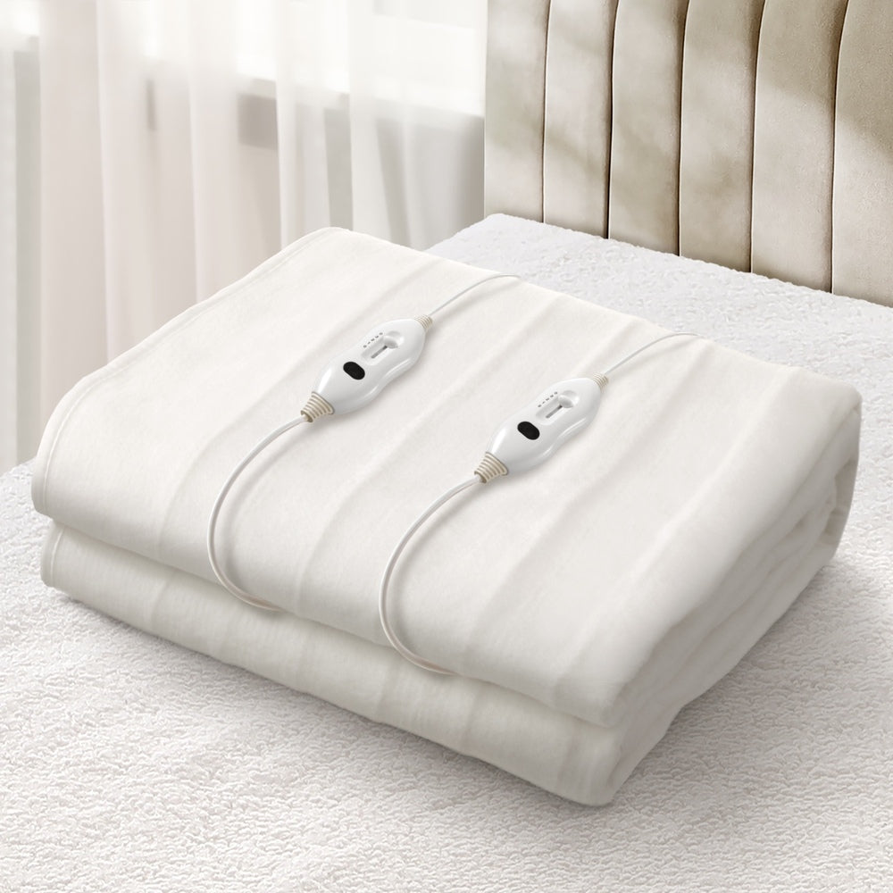 Bedra Electric Blanket Fully Fitted Polyester Double-Electric Blankets-PEROZ Accessories
