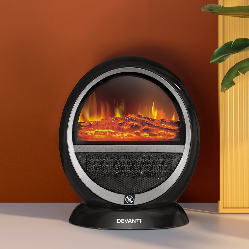 Devanti Electric Fireplace Fire Heaters 1500W-Appliances > Heaters-PEROZ Accessories