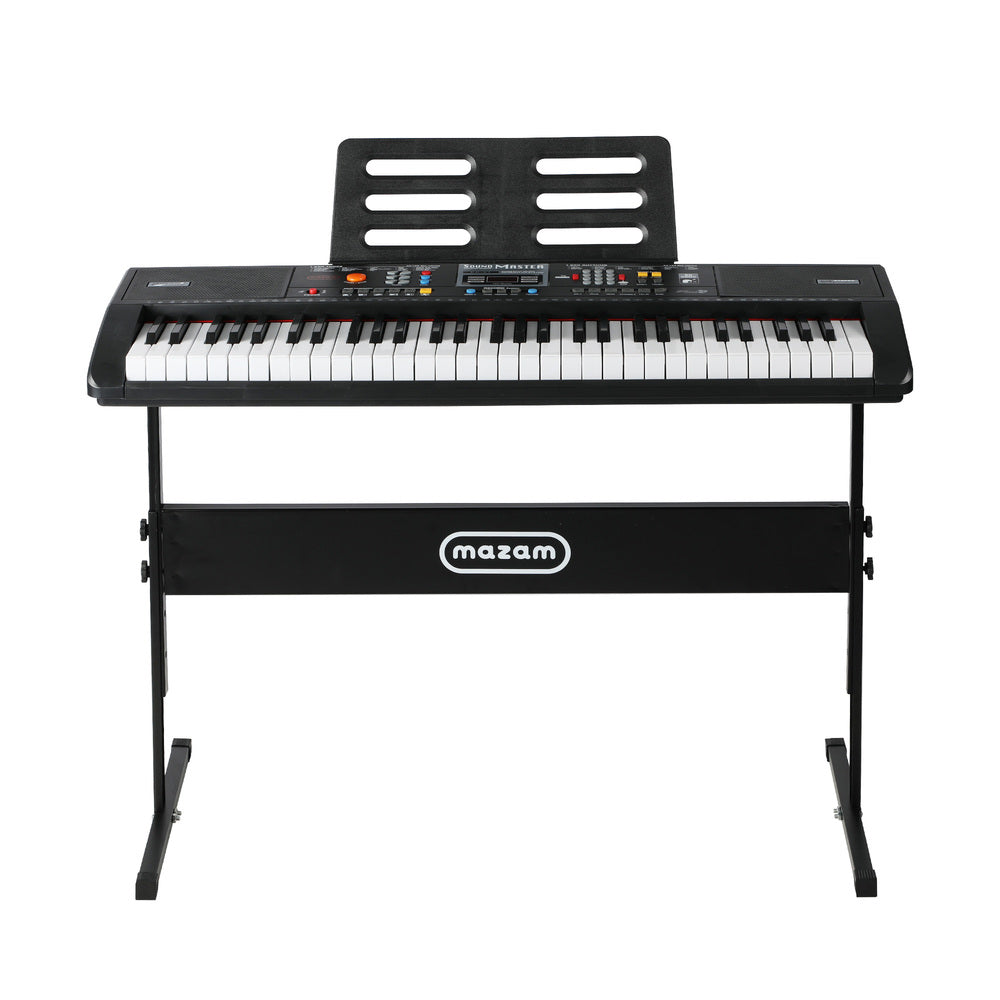 Mazam 61 Keys Electronic Piano Keyboard Electric Keyboards Beginner Kids Gift-Electronic Keyboards-PEROZ Accessories
