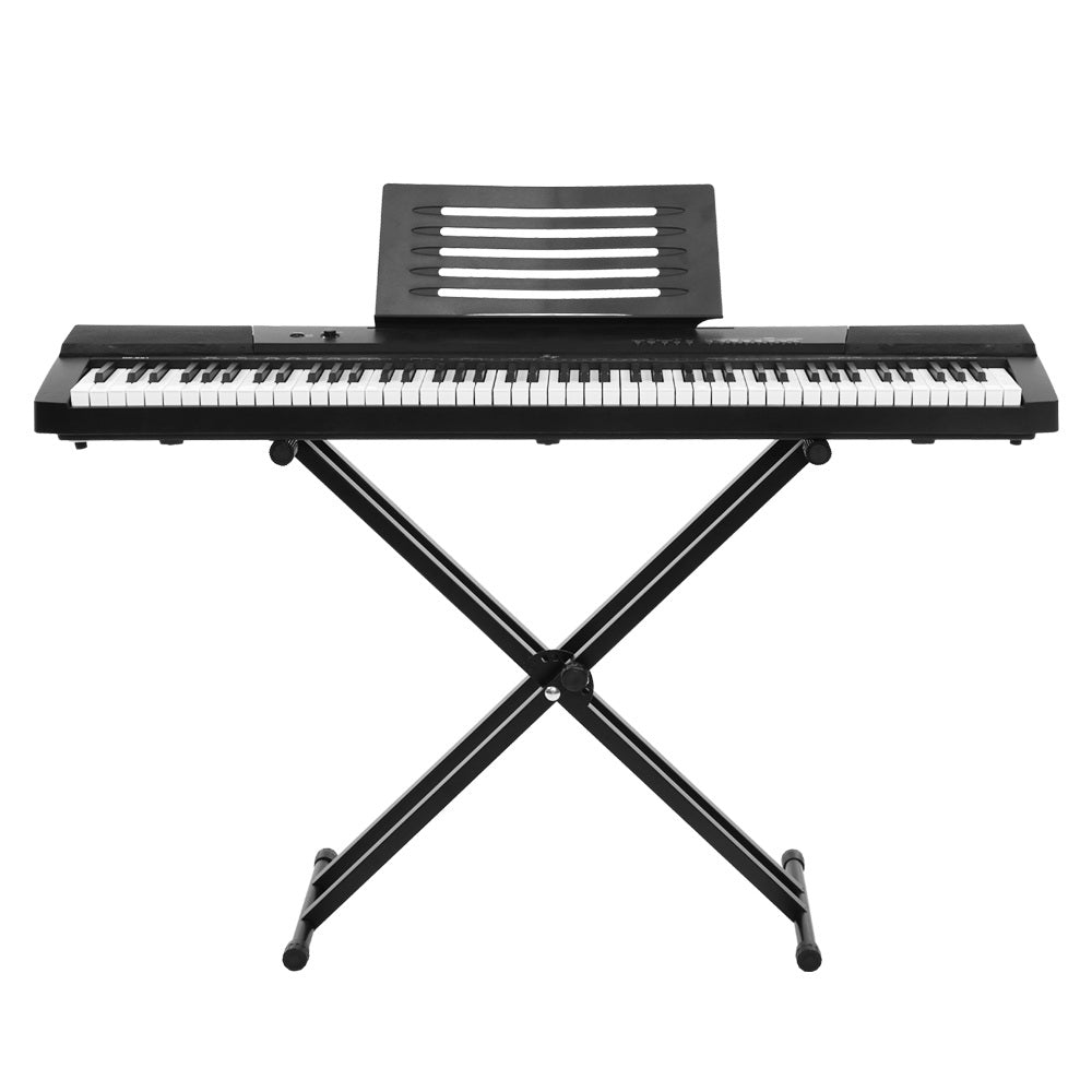 Alpha 88 Keys Electronic Piano Keyboard Digital Electric w/ Stand Sustain Pedal-Audio & Video > Musical Instrument & Accessories-PEROZ Accessories