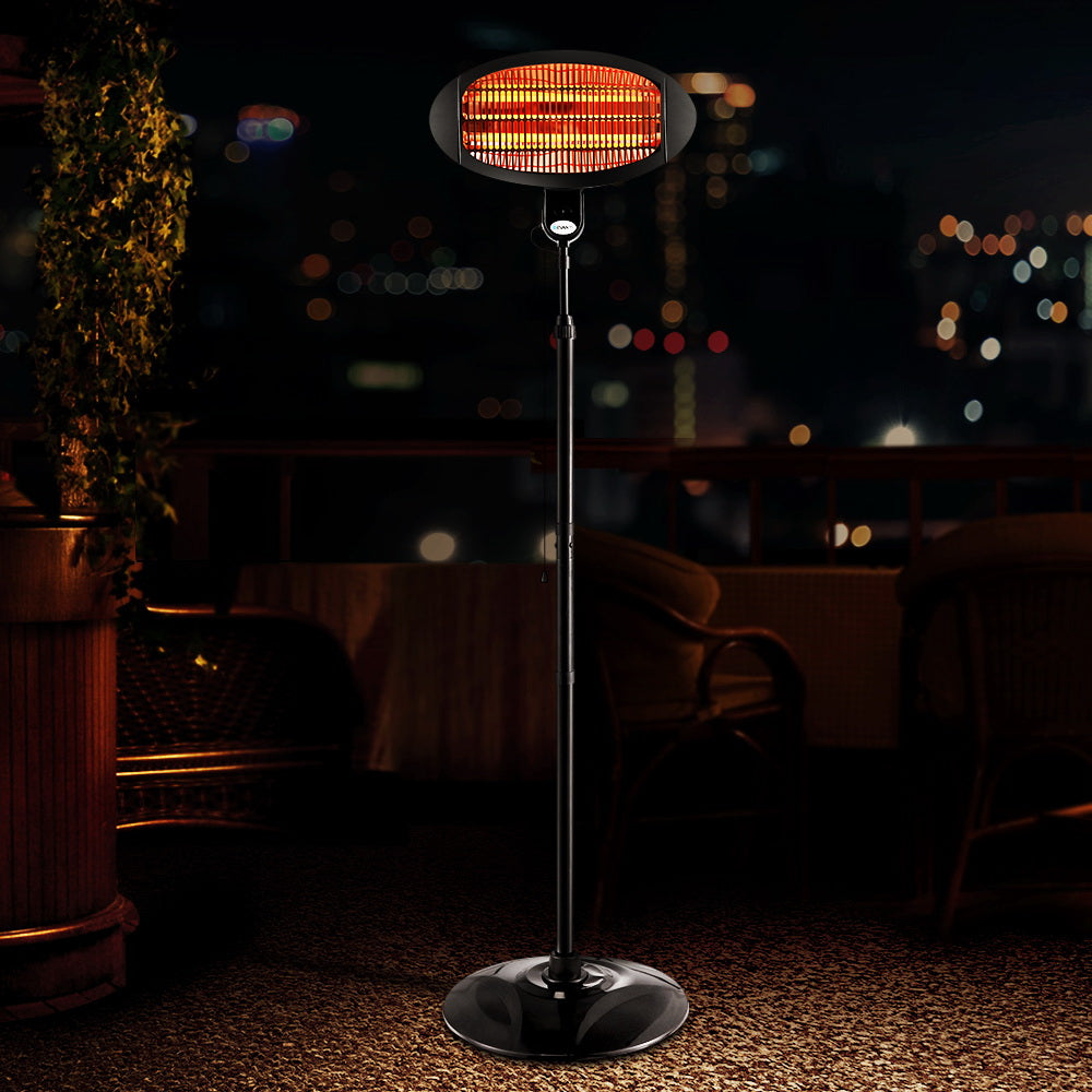 Devanti Electric Patio Heater 2000W-Heaters-PEROZ Accessories