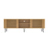 Oikiture TV Cabinet Storage Sliding Door Shelf 180cm-Entertainment Units-PEROZ Accessories