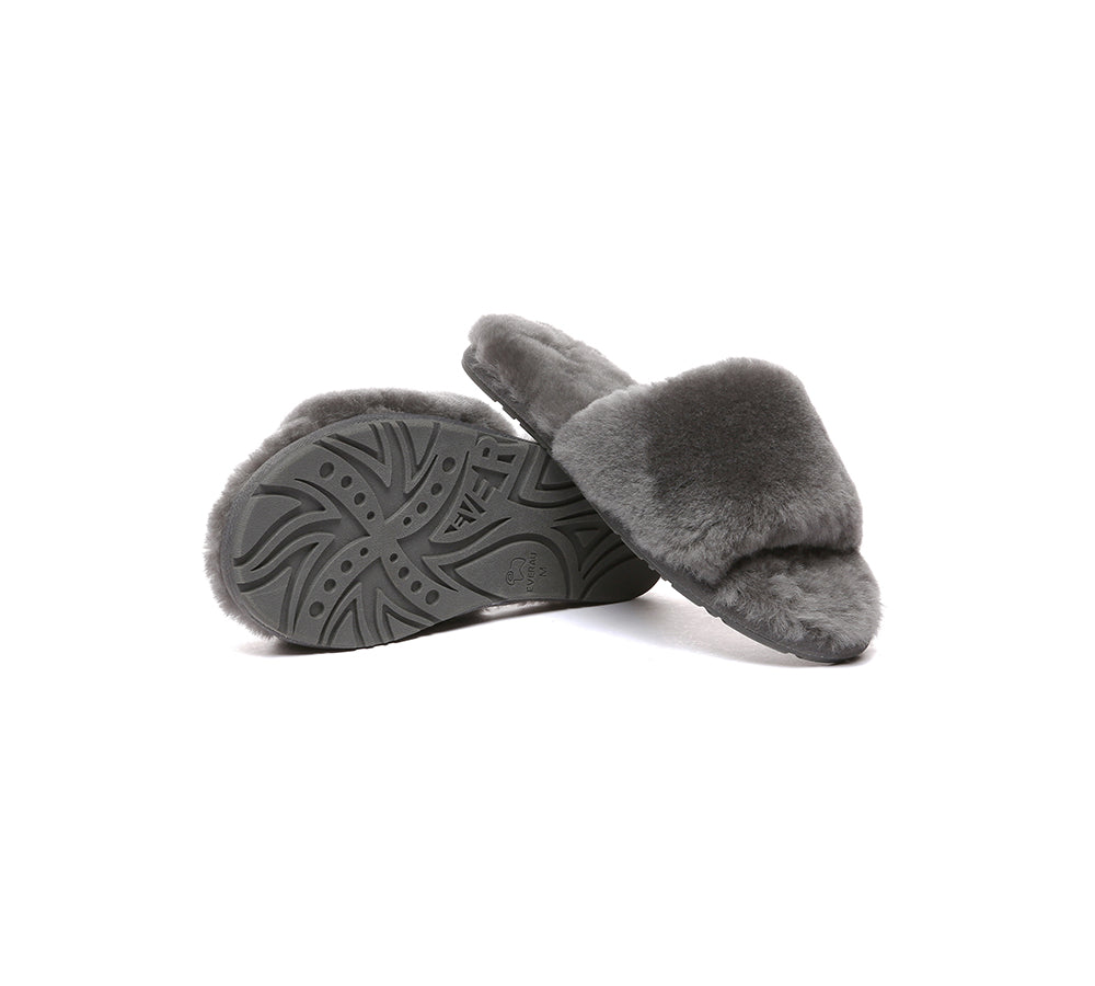 EVERAU® UGG Women Fluffy Slides Nala-PEROZ Accessories