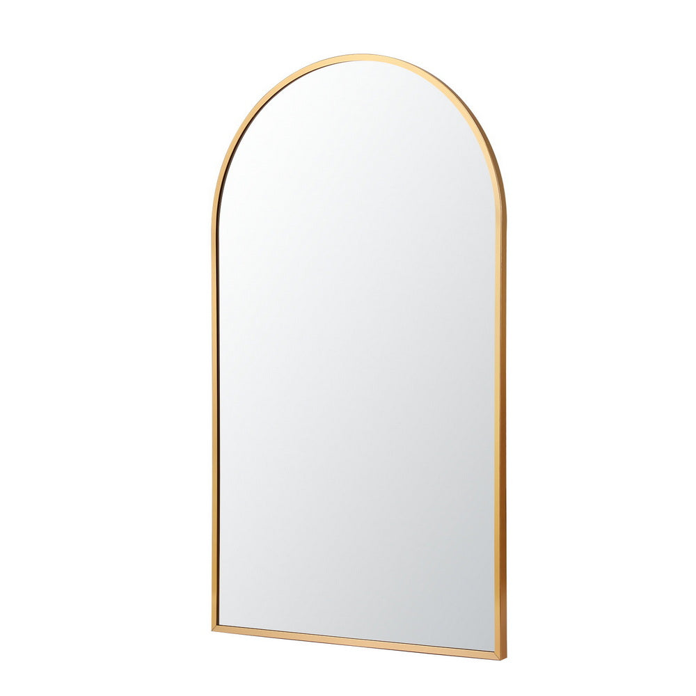 Embellir 86x50cm Arched Wall Mirror Vanity Makeup Home Decor-Home & Garden > Decor > Mirrors-PEROZ Accessories