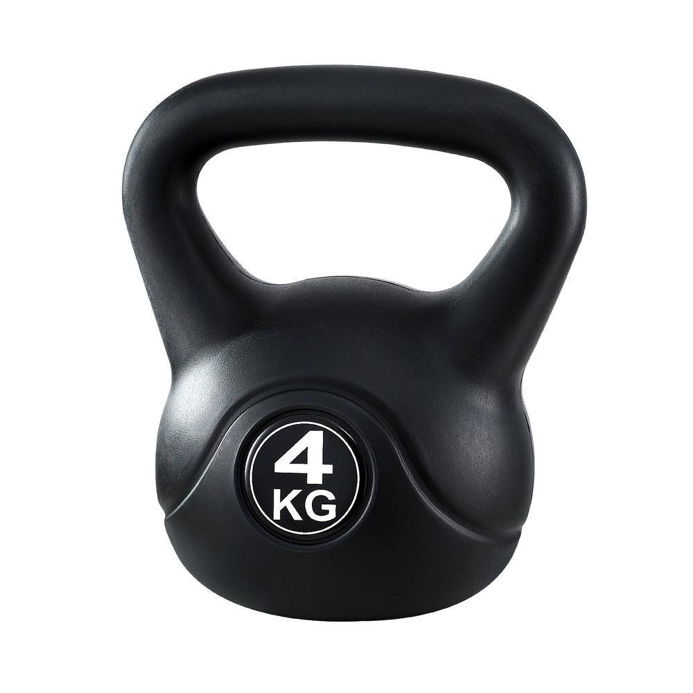 Everfit 4kg Kettlebell Set Weight Lifting Bench Dumbbells Kettle Bell Gym Home-Sports & Fitness > Exercise, Gym & Fitness > Free Weights-PEROZ Accessories