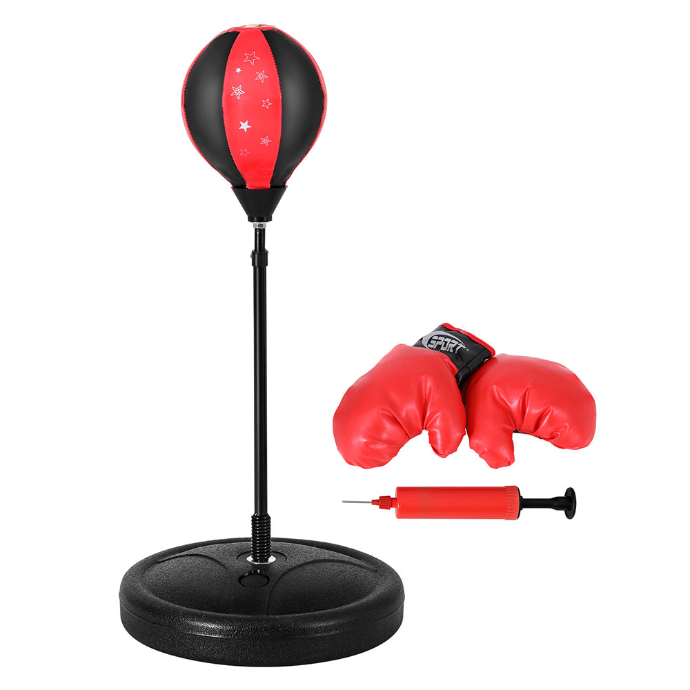 Everfit Punching Boxing Bag Stand Set Gloves with Pump Height Adjustable-Sports & Fitness > Exercise, Gym & Fitness > Boxing & Martial Arts-PEROZ Accessories