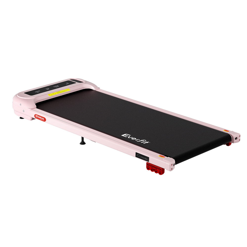 Everfit Treadmill Electric Walking Pad with Incline Under Desk Home Gym Pink-Sports & Fitness > Exercise, Gym & Fitness > Treadmills-PEROZ Accessories
