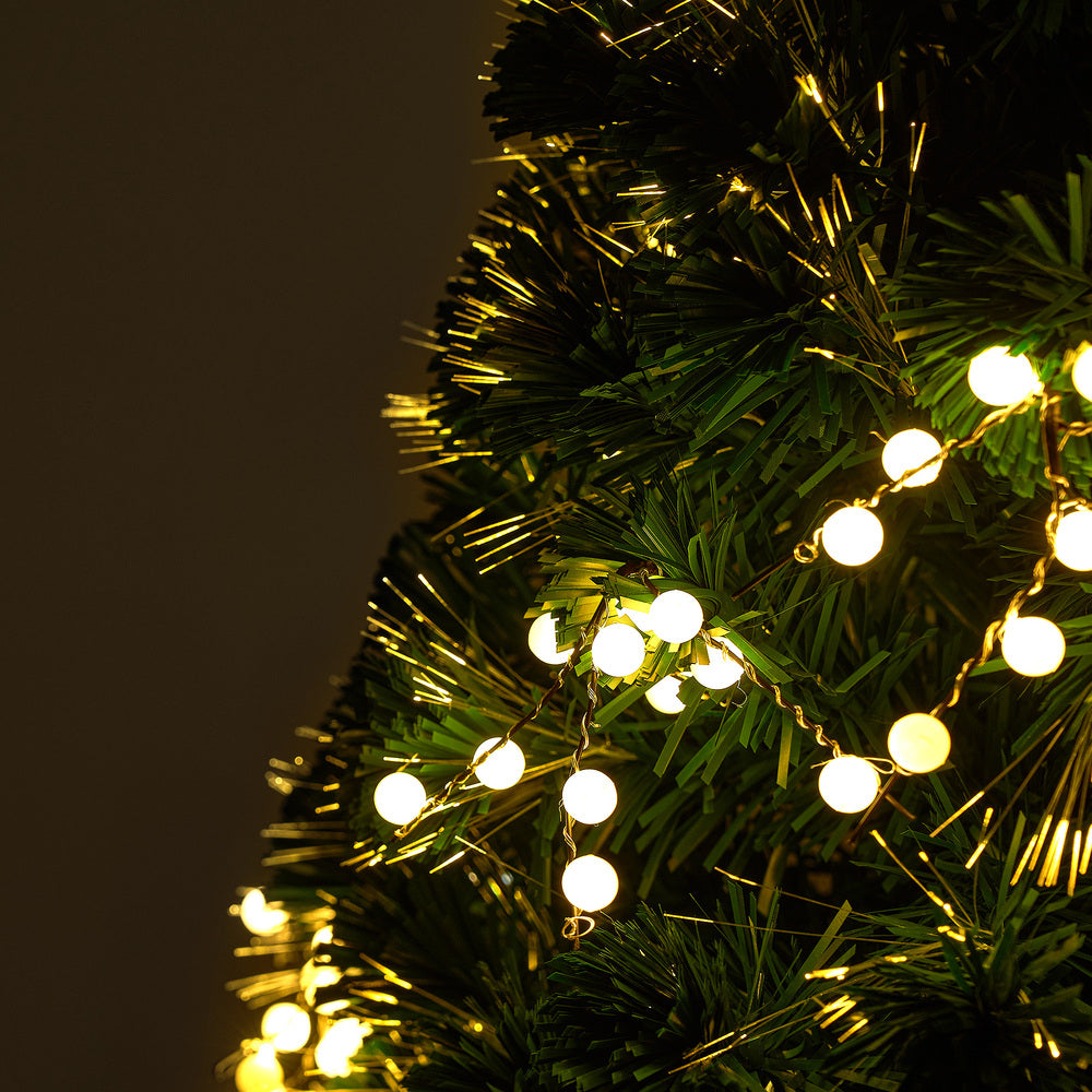 Tinseltown LED Christmas Tree 1.8M 6FT Fibre-optics Warm Lights-Christmas Tree-PEROZ Accessories