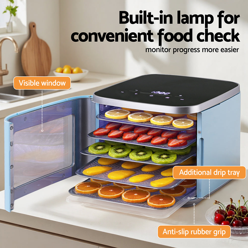 Devanti 5 Trays Food Dehydrator Mini Fruit Dryer 500W-Appliances > Kitchen Appliances > Food Dehydrators-PEROZ Accessories