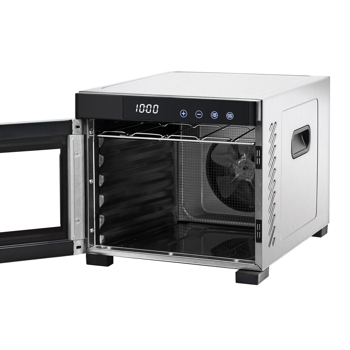 Devanti Food Dehydrator 6 Tray Fruit Dryer Jerky Maker With Stainless Steel Rack-Appliances > Kitchen Appliances > Food Dehydrators-PEROZ Accessories