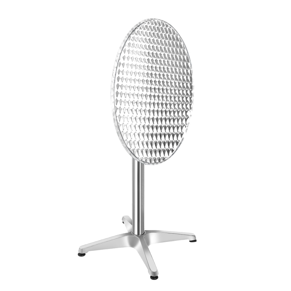 Gardeon Set of 6 Outdoor Bar Table Aluminium Round 70/110CM-Outdoor Tables-PEROZ Accessories