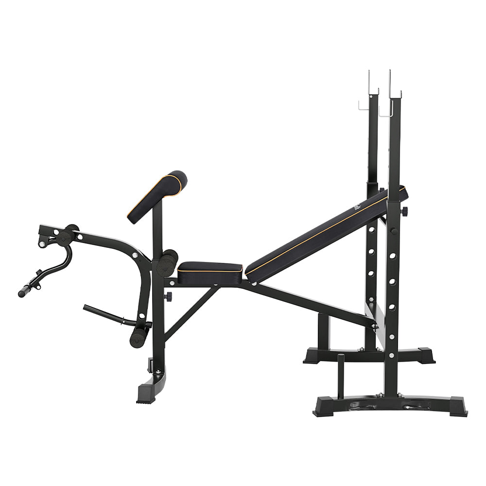 Everfit Weight Bench 10 in 1 Bench Press Home Gym Station 330kg Capacity-Sports & Fitness > Fitness Accessories-PEROZ Accessories