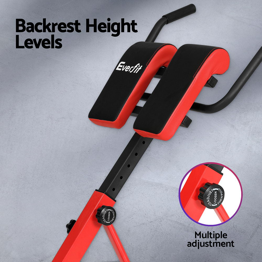 Everfit Weight Bench Adjustable Roman Chair 10 in 1 Home Gym Fitness 200kg-Sports & Fitness > Exercise, Gym & Fitness > Exercise Benches-PEROZ Accessories