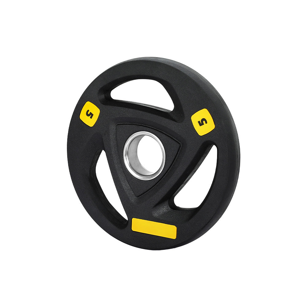 Everfit Weight Plates Standard 5kg Dumbbells Barbells Plate Weight Lifting Home-Sports & Fitness > Exercise, Gym & Fitness > Free Weights-PEROZ Accessories