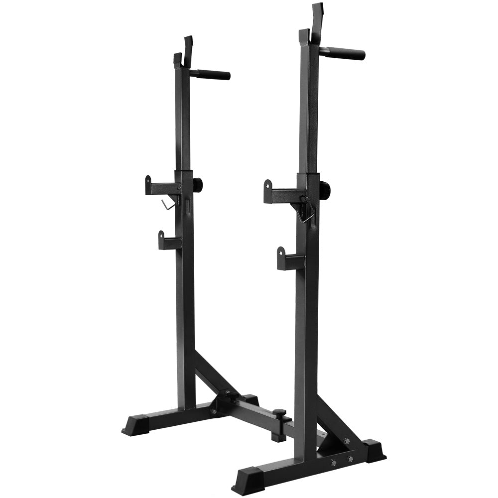 Everfit Weight Bench Adjustable Squat Rack Home Gym Equipment 300kg-Sports & Fitness > Fitness Accessories-PEROZ Accessories