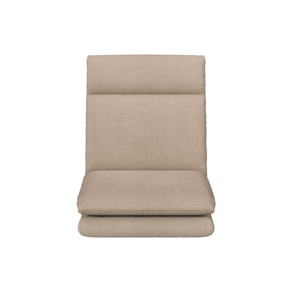 Artiss Floor Lounge Sofa Bed 1 Seater Linen Beige-Furniture > Living Room-PEROZ Accessories