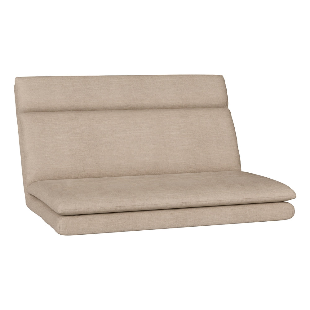 Artiss Floor Lounge Sofa Bed 2 Seater Linen Beige-Furniture > Living Room-PEROZ Accessories