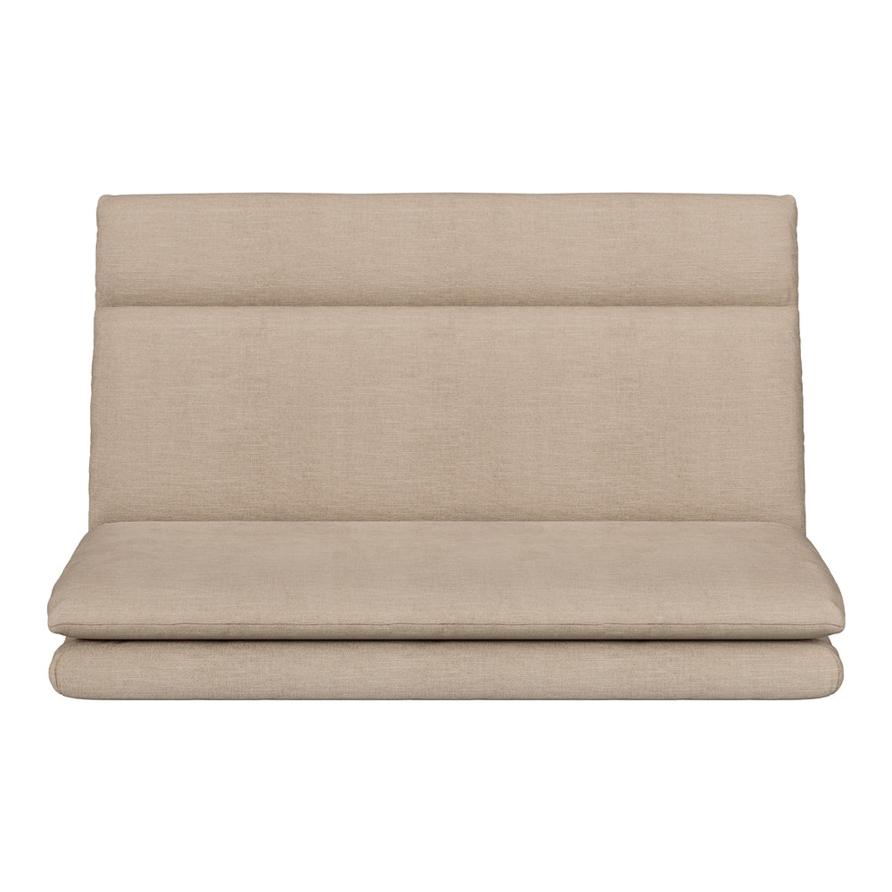 Artiss Floor Lounge Sofa Bed 2 Seater Linen Beige-Furniture > Living Room-PEROZ Accessories
