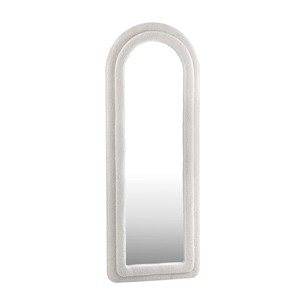 Oikiture Full Length Mirror Boucle Frame 1.6M Floor Mirrors-Full Length Mirror-PEROZ Accessories