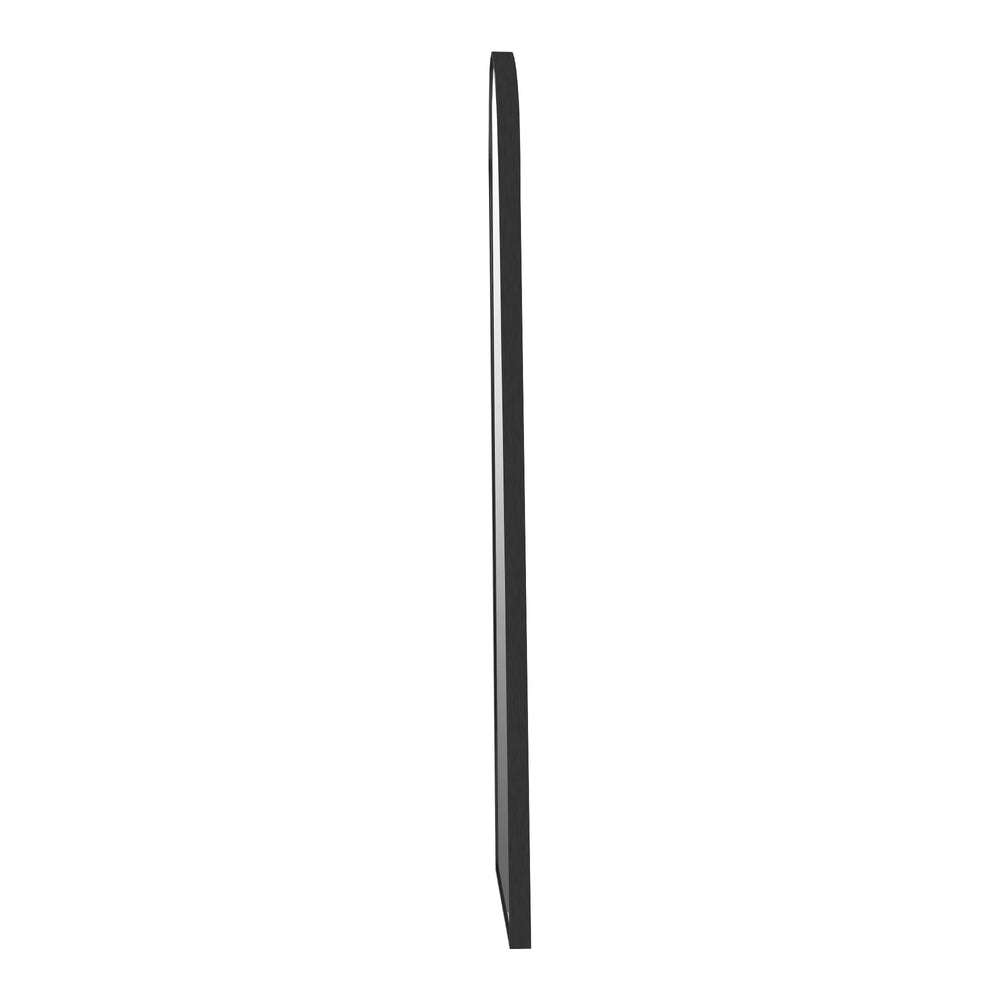 Oikiture Wooden Full Length Mirror 166x60cm Arched Floor Mirror Black-Full Length Mirror-PEROZ Accessories