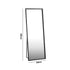 Oikiture Wooden Full Length Mirror Rectangle Free Standing Black-Full Length Mirrors-PEROZ Accessories
