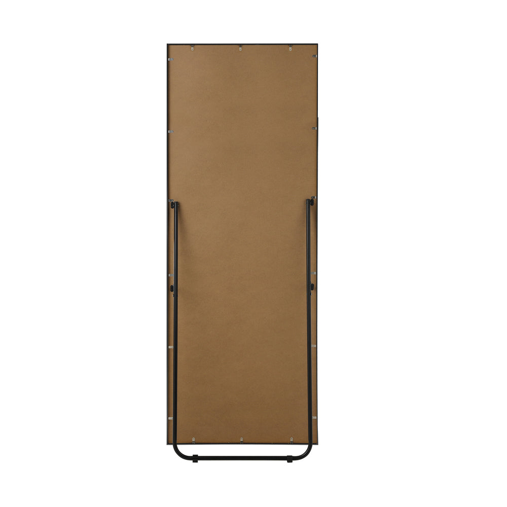 Oikiture 166x60cm Full Length Mirror Dressing Floor Mirrors Black-Full Length Mirror-PEROZ Accessories