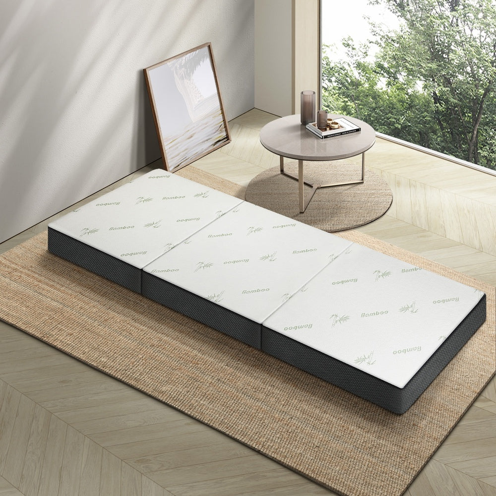 Bedra Folding Foam Mattress Trifold Sleeping Mat Single-Folding Mattresses Cushions-PEROZ Accessories