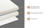 Bedra Folding Mattress Sherpa Fleece Foam 3-fold Single-Folding Mattress Cushion-PEROZ Accessories