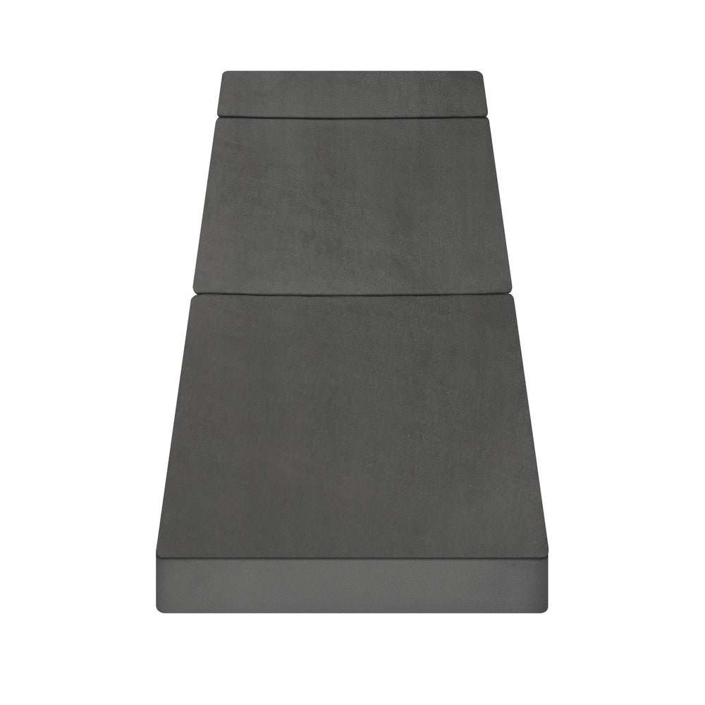 Bedra Foldable Foam Mattress Floor Bed Grey Single-Folding Mattress Cushion-PEROZ Accessories