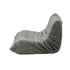 Oikiture 2X Floor Sofa Lounge Caterpillar Couch Single Pouffe Grey-Floor Lounge-PEROZ Accessories