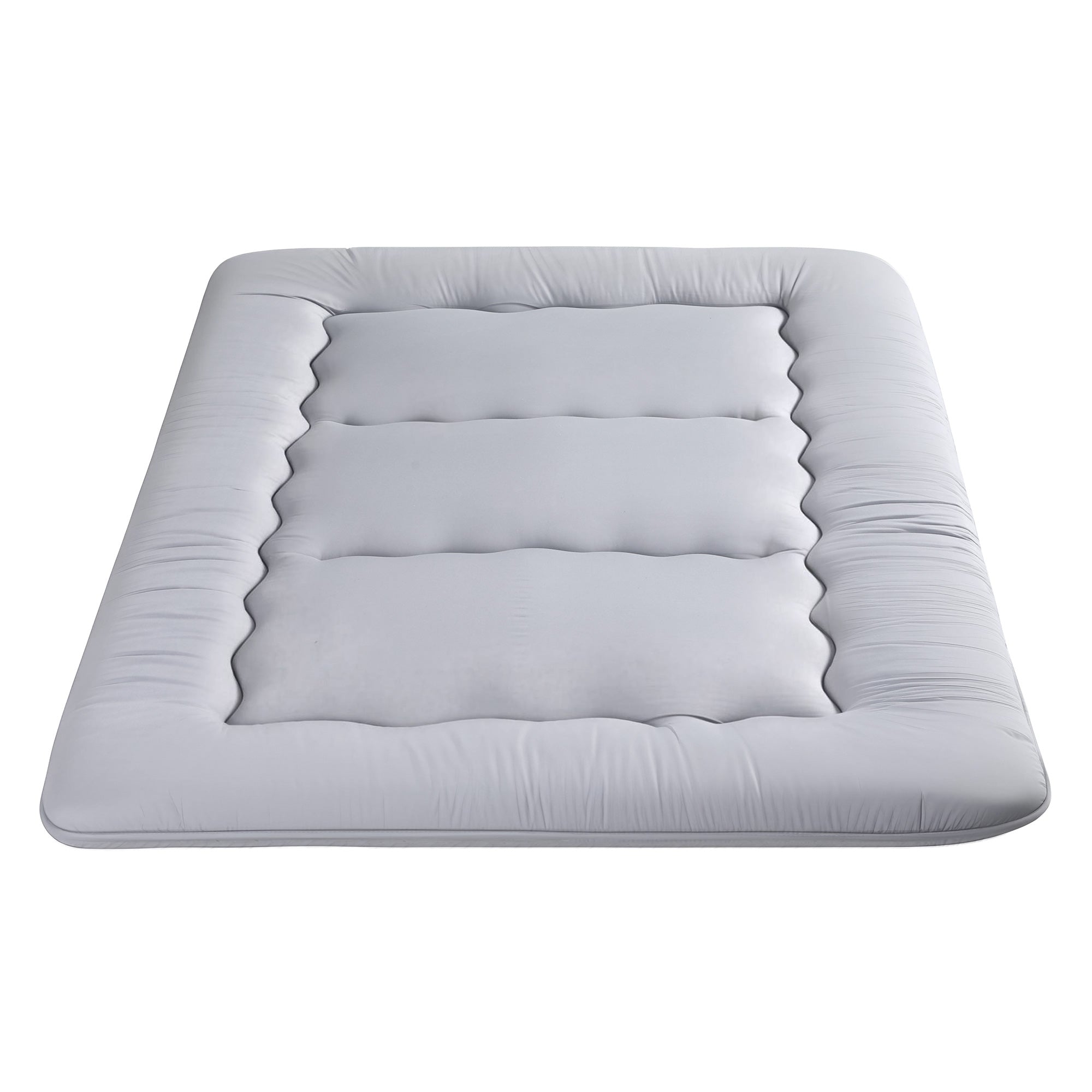 Giselle Bedding 10cm Japanese Floor Mattress Foldable Futon Mattress Washable Cover Straps-Furniture > Mattresses > Double Mattress-PEROZ Accessories