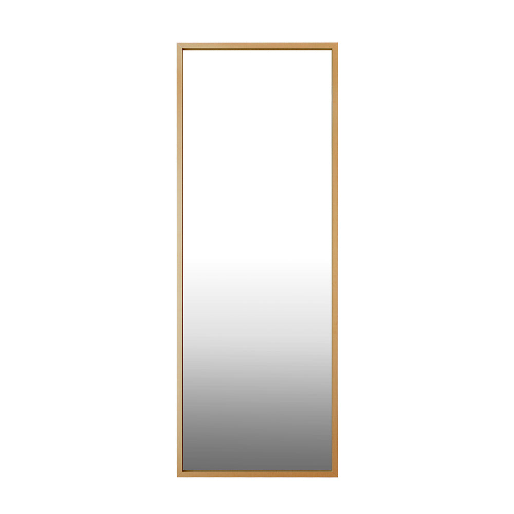 Oikiture Wooden Full Length Mirror Rectangle Free Standing-Full Length Mirrors-PEROZ Accessories
