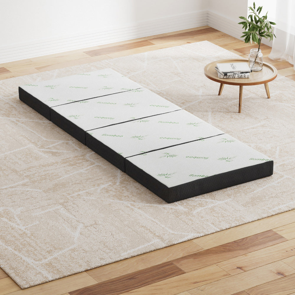 Giselle Bedding Foldable Mattress Folding Foam Sofa Bed Mat Bamboo-Mattress-PEROZ Accessories