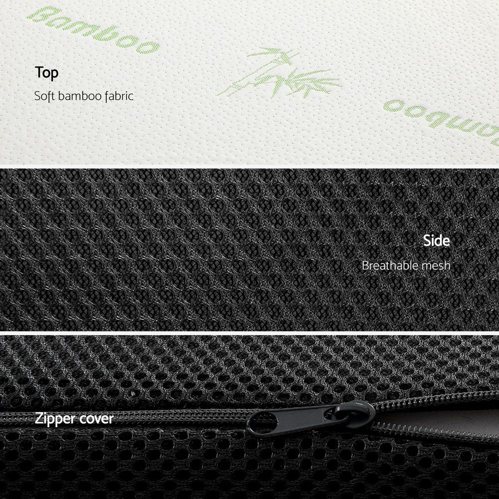 Giselle Bedding Foldable Mattress Folding Foam Queen Bamboo-Home & Garden > Bedding > Pillows-PEROZ Accessories