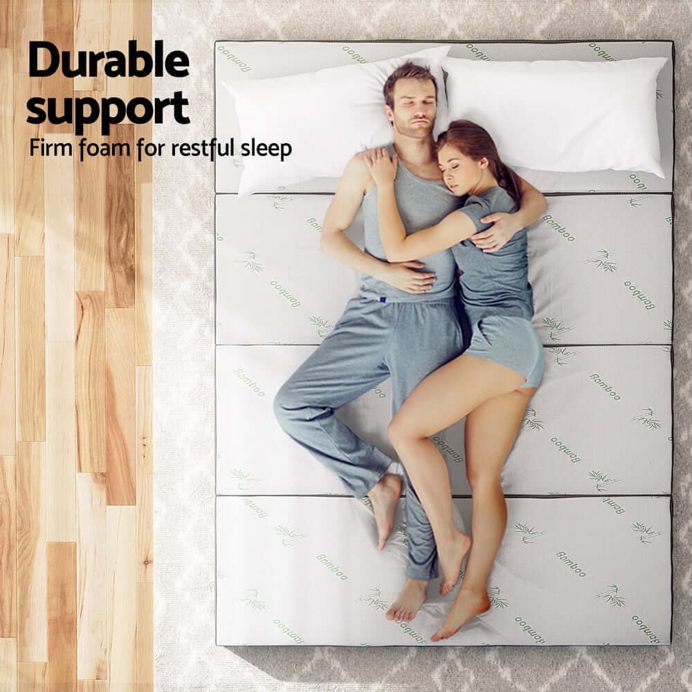 Giselle Bedding Foldable Mattress Folding Foam Queen Bamboo-Home & Garden > Bedding > Pillows-PEROZ Accessories