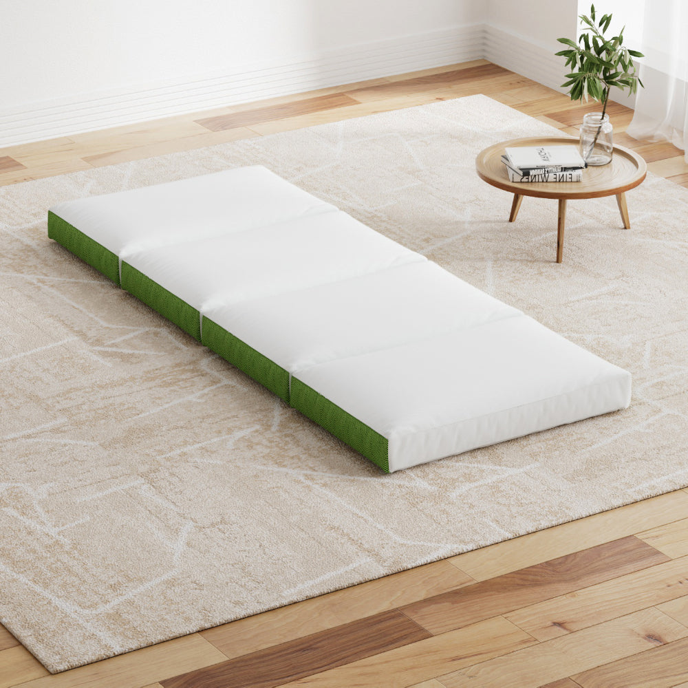 Giselle Bedding Foldable Mattress Folding Foam Single Green-Mattress-PEROZ Accessories