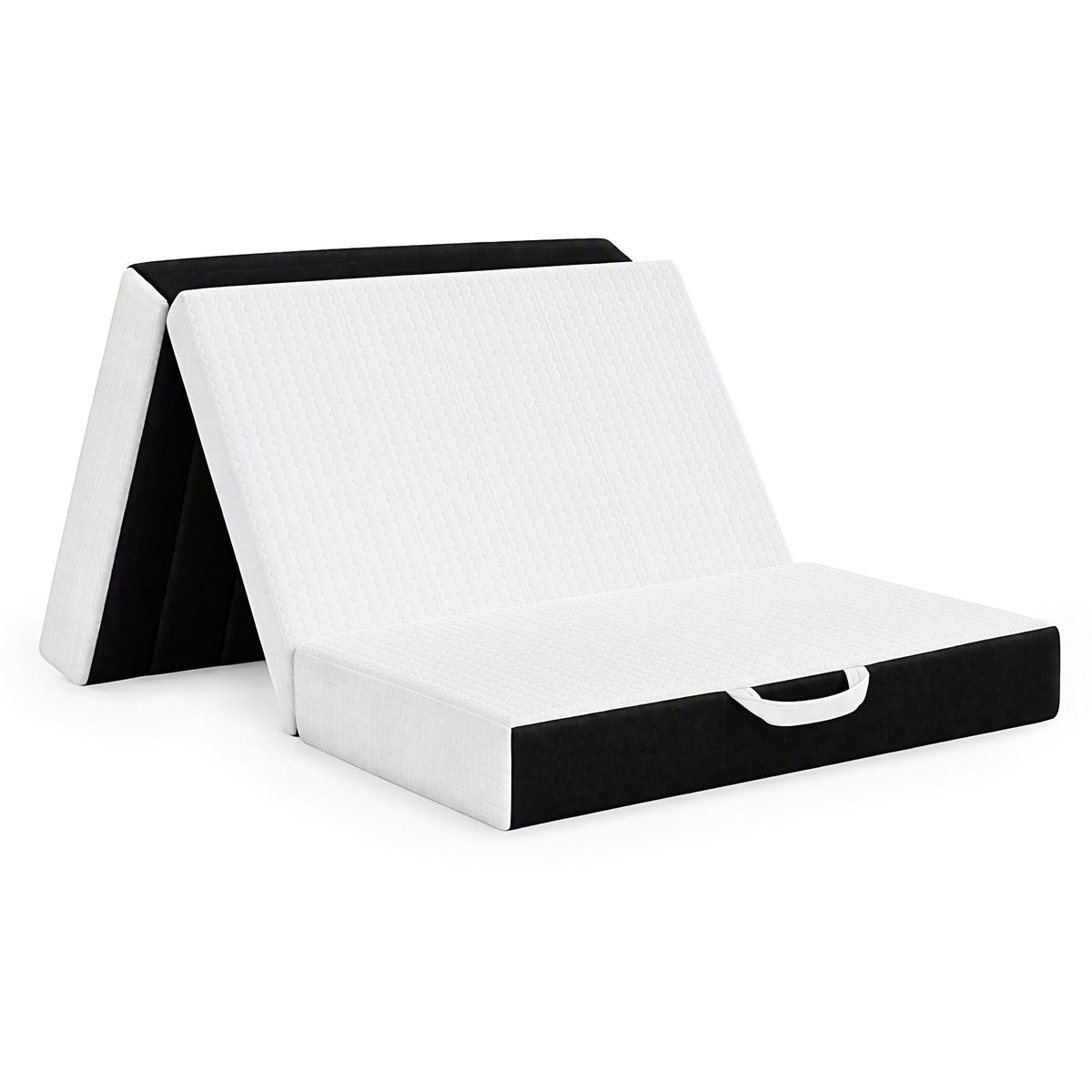 Giselle Folding Mattress Single 15cm Foldable Trifold Tencel Floor Guest Bed Mat