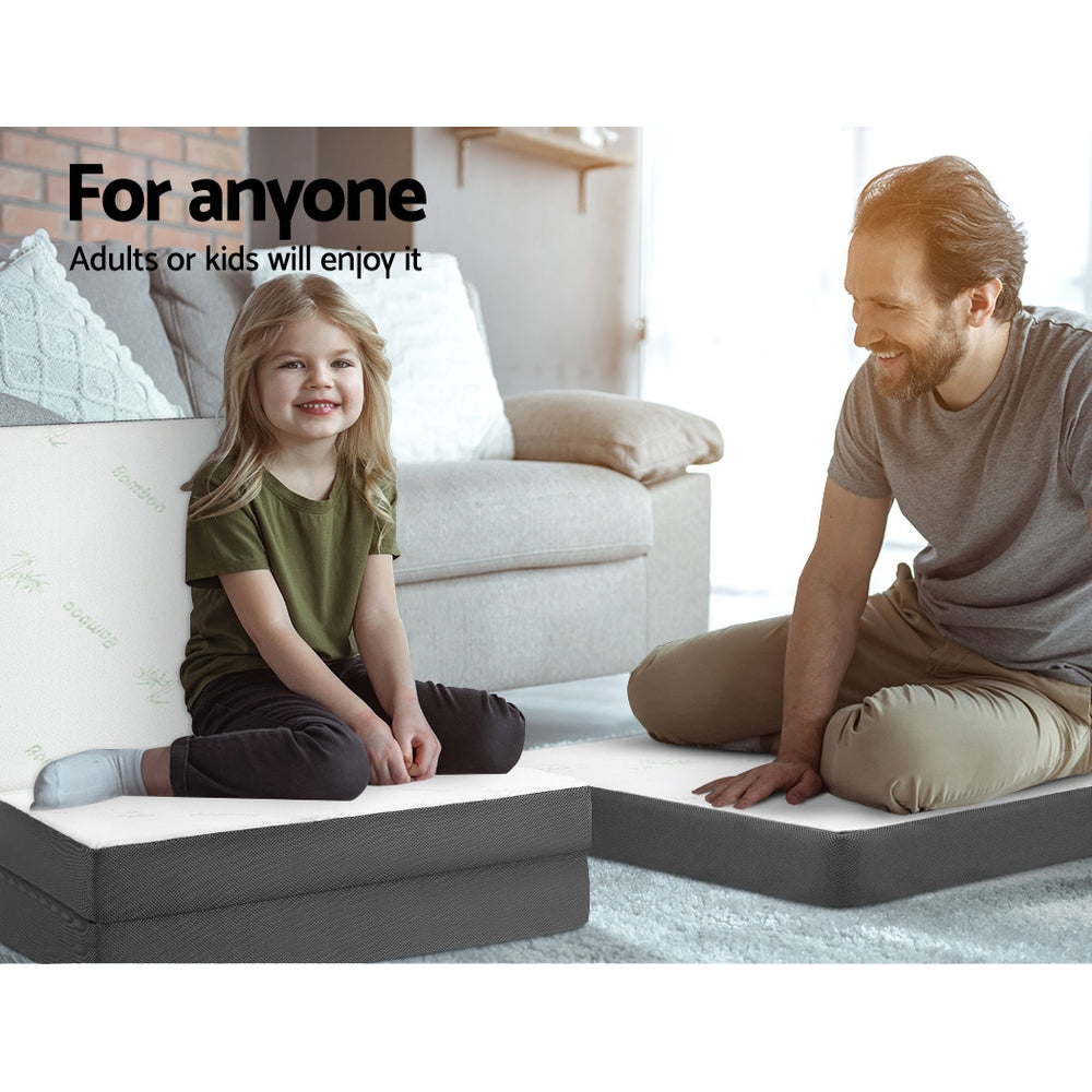 Giselle Bedding Foldable Mattress Folding Foam Single Bamboo-Mattress-PEROZ Accessories