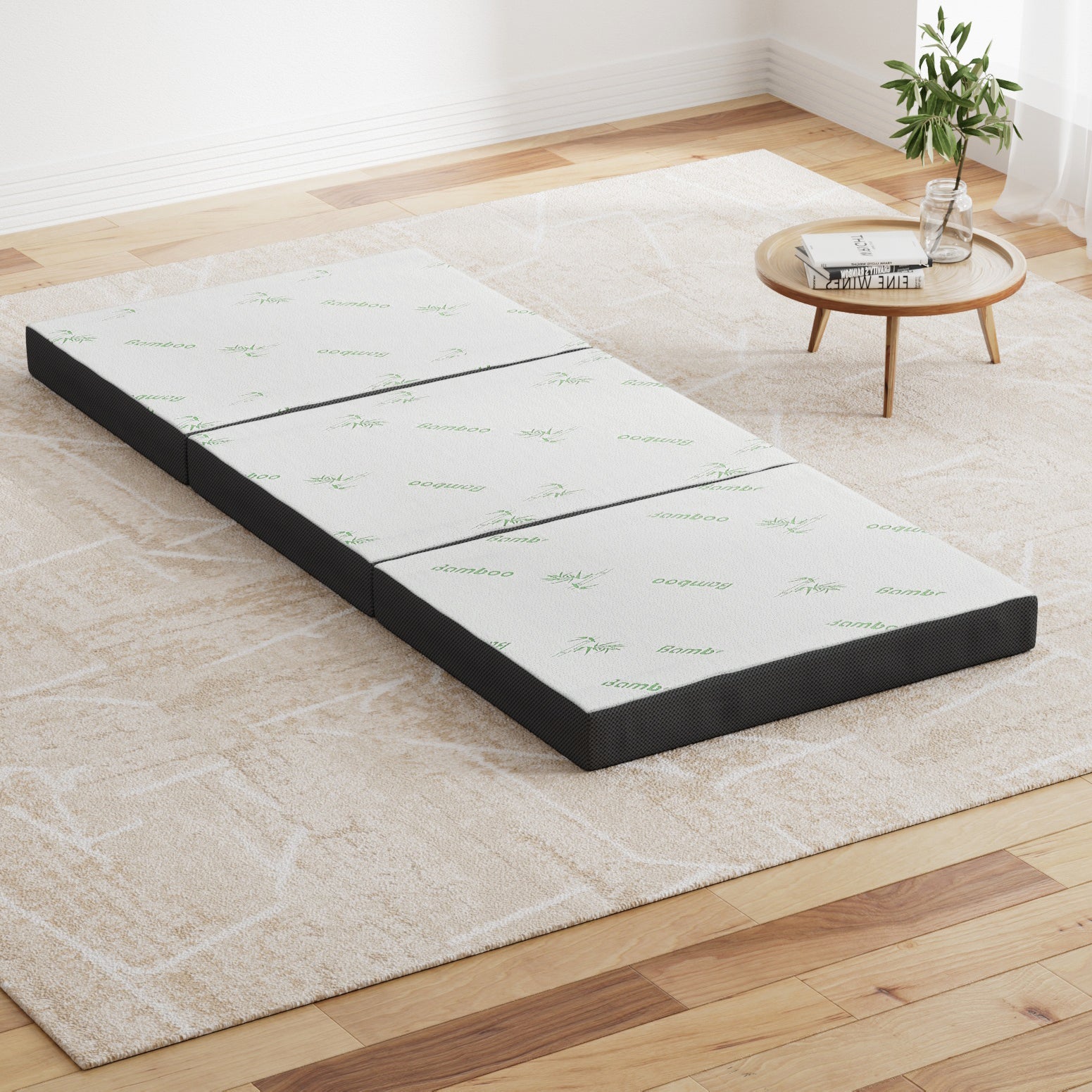 Giselle Bedding Foldable Mattress Folding Foam Single Bamboo-Mattress-PEROZ Accessories