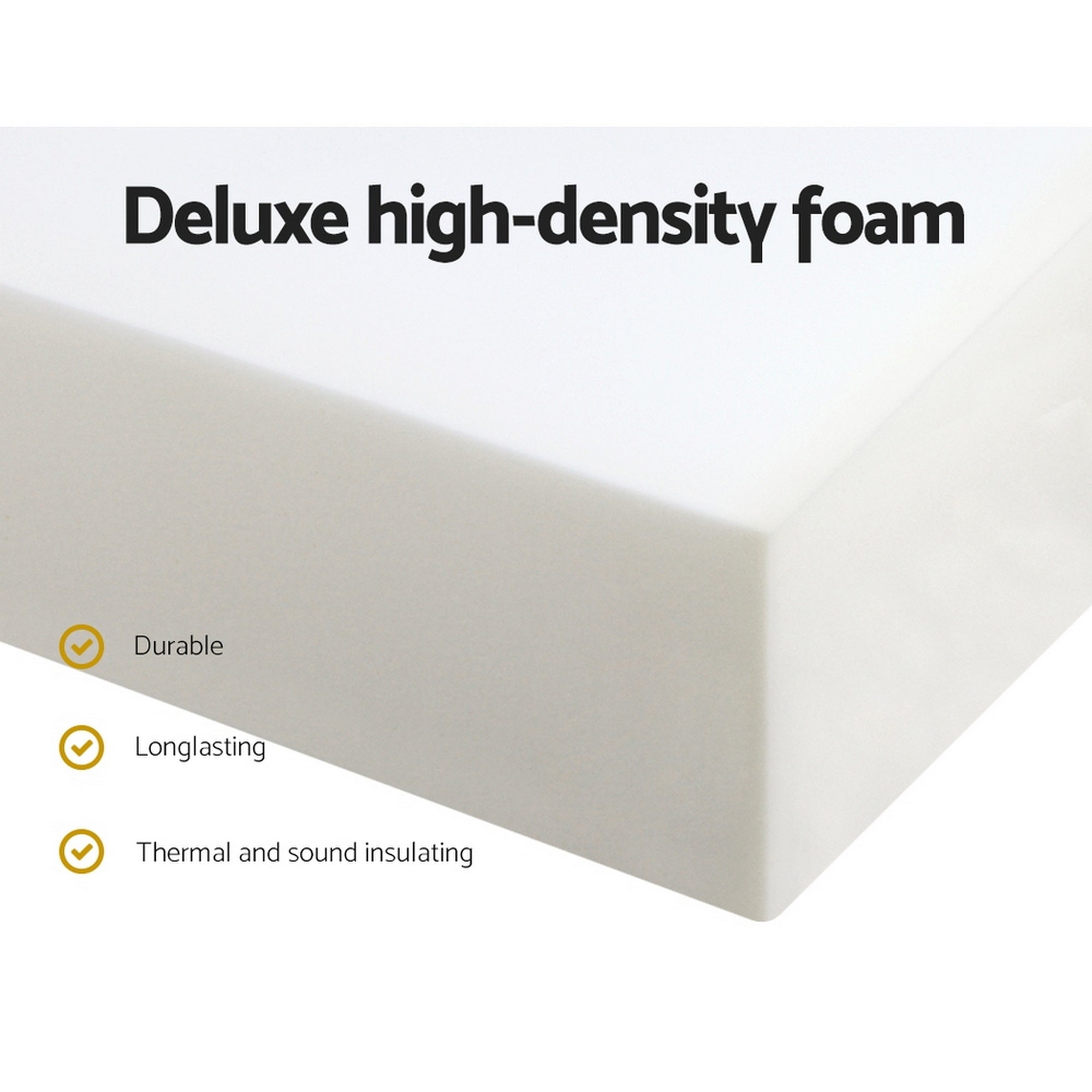 Giselle Bedding Foldable Mattress Folding Foam Queen Grey-Mattress-PEROZ Accessories
