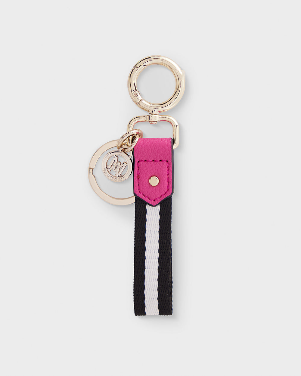 Stripe Webbing Keychain-Accessories-PEROZ Accessories