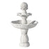 Gardeon Solar Water Feature 3 Tiers Ivory 93cm-Water Features-PEROZ Accessories