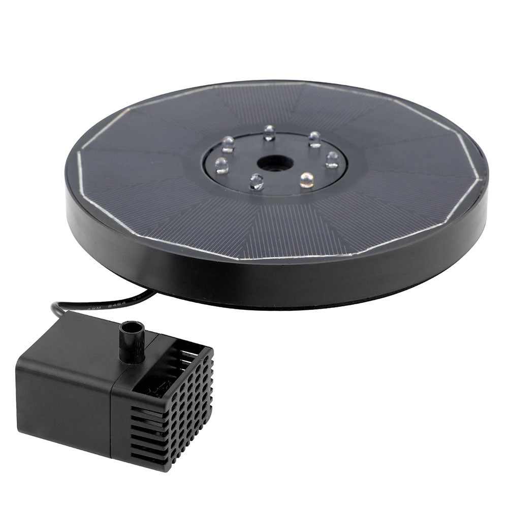 Gardeon Floating Solar Pond Water Fountain Pump Outdoor Fountains LED Light-Home & Garden > Fountains > Fountains & Ponds-PEROZ Accessories