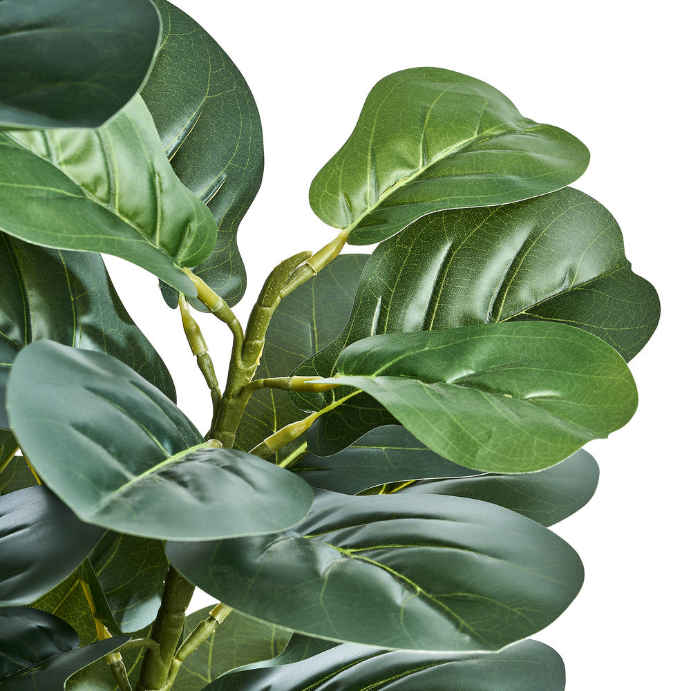 Livsip 2x Artificial Fiddle Leaf Fig Tree Lifelike Faux Plants 150cm-Faux Plant-PEROZ Accessories